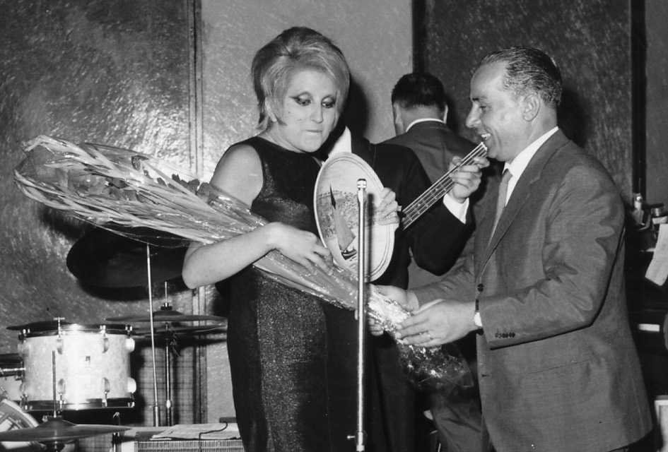 Mina con Eugenio Paoletti (1965)