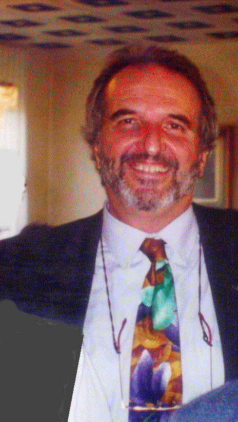 Una foto della cravatta di Paolo Turco, indossata per l'occasione dallo stesso gentiluomo, in persona